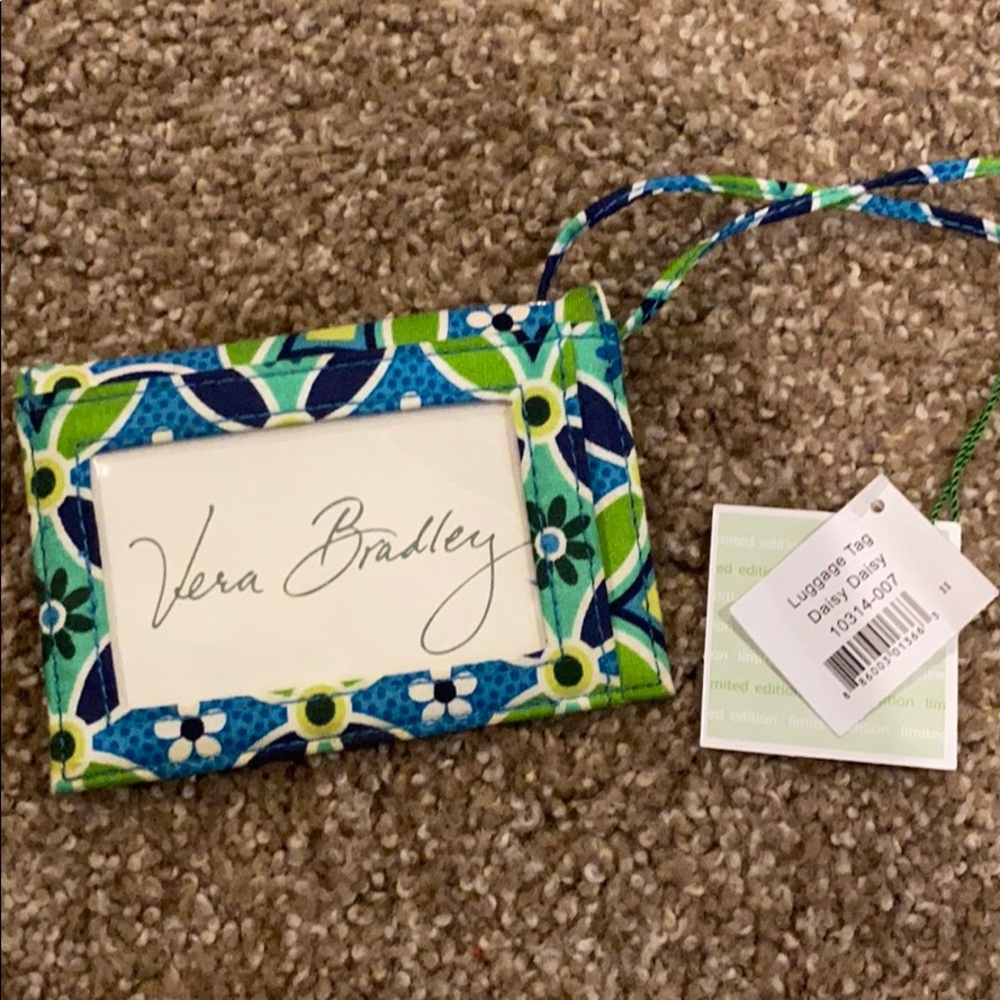 Vera Bradley luggage tag